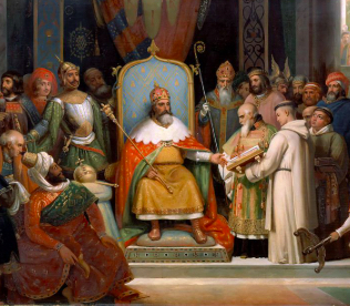 Charlemagne Crowned King